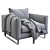 Elegant Prostoria Armchair: Stylish Comfort 3D model small image 5