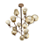 Elegant Darcey Chandelier with Thirteen Lights 3D model small image 2