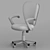 Kids Bureaucrat Chair with Wheels 3D model small image 4