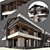 Modern Residential Building 3D Model 3D model small image 3