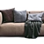 Prostoria Leather Match Sofa: Modern Elegance 3D model small image 2