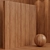 Seamless Wood Plank Set 107 3D model small image 3