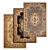 High-Quality Carpet Set with Multiple Textures 3D model small image 1