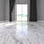 Supreme White Marble Floor Set 3D model small image 2