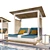 Luxury Pool Area for Relaxation 3D model small image 3