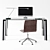 Modern Minimalist Office Set - Gallotti & Radice 3D model small image 2