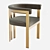 Elegant Eichholtz Clubhouse Dining Chair 3D model small image 1