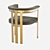 Elegant Eichholtz Clubhouse Dining Chair 3D model small image 2