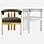Elegant Eichholtz Clubhouse Dining Chair 3D model small image 4