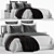 Elegant Ikea Songesand Bed 3D model small image 1