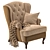 Elegant Tosconova Rebecca Armchair 3D model small image 1