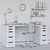 Ikea Office Haven: Stylish & Functional 3D model small image 3