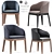 Elegant Aubrey Armchair: The Perfect Dining Chair! 3D model small image 1