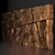 Splintered Stone Slab Wall 3D model small image 5