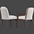 Elegant Parigi Chair: Stylish & Comfortable 3D model small image 2