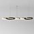 LED Ring Pendant Chandelier 3D model small image 1