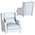 Soho Armchair by Mdehouse: Sleek and Stylish 3D model small image 4