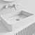 Gessi 316 Washbasin Set 3D model small image 4