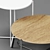 Modern Milani Round Coffee Table 3D model small image 3