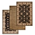 High-Quality Carpets Set 1120 3D model small image 1