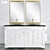 Modern Bathroom Furniture Set 3D model small image 1