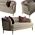 Serene Caracole Sofa 3D model small image 1