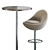 Elegant Venus Barstool & Table 3D model small image 4