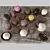 14-Piece Chocolate Bonbon Set 3D model small image 2