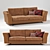 Grilli Joe 3-Seater Sofa: Elegant and Stylish 3D model small image 1