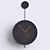 Sleek Design Trace Wall Clock 3D model small image 1