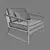 Elevate Your Comfort: CRETE Lounge Chair 3D model small image 3