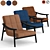 Minotti Fynn Lounge Chair- Sleek and Comfortable 3D model small image 1