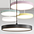 Sleek Round Pendant Lamp 3D model small image 1