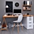 IKEA Office Workstation 2 3D model small image 1