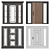 Sleek Door Design (v8) 3D model small image 1