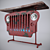 Rustic Jeep Table: Vintage-Inspired Accent 3D model small image 1