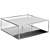 Natuzzi FIL ROUGE Coffee Table 3D model small image 2