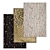 Luxury Textured Carpet Set 3D model small image 1