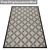 High-Quality Carpets Set 3D model small image 3