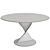 Italian Elegance: Elika Tondo Table 3D model small image 4