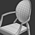 Transparent Elegance: The Ghost Chair 3D model small image 3