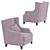 Soho Armchair: Stylish Comfort 3D model small image 2