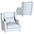 Soho Armchair: Stylish Comfort 3D model small image 4