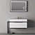 Modern Bathroom Cabinet Set | Contemporary Design 3D model small image 1
