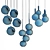 Bubbly Elegance Pendant Chandelier 3D model small image 4