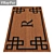 Luxury Carpet Set: High-Quality Textures 3D model small image 2