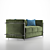 Modern Green Sofa LC2: 2015 Version 3D model small image 2