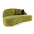 Velours Opera Kathy Sofa: Elegant and Luxurious 3D model small image 4