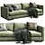 Flexform Magnum Sofa 3D model small image 4