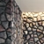 Modern Rock PBR Ground & Wall Tiles 3D model small image 3
